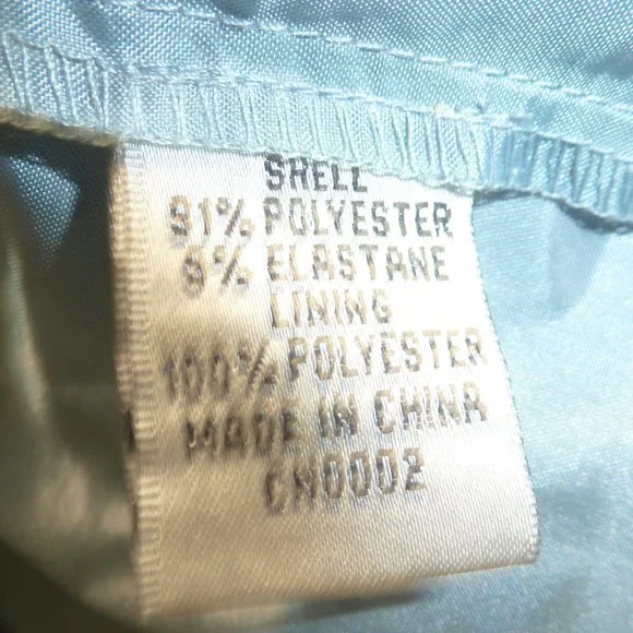 Easter Sale Simply Liliana Lace Dress Sz 12 Blue Sleeveless Fit Flare Satin Tie - Picture 8 of 9